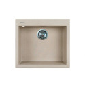 Мийка кухонна Adamant Univer, штучний камінь, квадрат, без крила, 560х500х200мм, чаша - 1, врізна, Avena