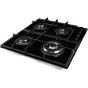 Варильна поверхня Hansa газова на склі,, 59см, чавун, чорний