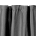 Штора ARDESTO 150х270см, блекаут мікровелюр, 100% поліестер, сірий темний