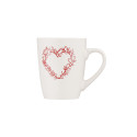 Чашка ARDESTO Heart, 320мл, кераміка, білий