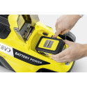 Набір газонокосарка та тример садовий акумуляторні Karcher LMO 18-33+LTR 18-25+Starter kit 18В 1х2.5А·год 33см 35-65мм 35л