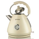 Електрочайник Gorenje 1.7л, пластик, бежевий
