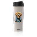 Термокухоль ARDESTO Coffee Time Maltipoo 450мл, нержавіюча сталь, бежевий