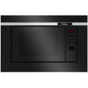 Мікрохвильова піч Hansa вбудовувана, 20л, електр.управл., 700Вт, гриль, дисплей, відкр.кнопкою, чорний