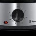 Пароварка Russell Hobbs Cook&Home 800Вт, чаша-3/3/3л, резервуар для води -1л, механічне керування, 3 яруси, метал/пластик, чорний