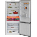 Холодильник Beko з нижн. мороз., 193x83x76, xолод.відд.-400л, мороз.відд.-170л, 2дв., А+, NF, HarvestFresh, інвертор, нерж