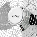 Вентилятор підлоговий 2E PowerWind 35C професійний, 35см, 65Вт, кнопки, двигун мідь 100%, срібний