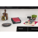 Гриль Russell Hobbs прижимний Compact Steel 1200Вт, темп. режимів-1, метал, червоно-чорний