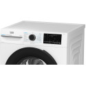 Пральна машина Beko фронтальна, 8кг, 1400, A, 55см, дисплей, інвертор, пара, білий