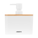 Набір для ванної кімнати Ardesto Minimalism, 3 предмети, поліпропілен, бамбук, білий
