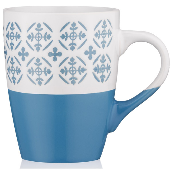 Чашка ARDESTO Ornament, 320мл, кераміка, синьо-білий