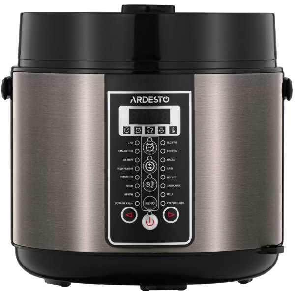 Мультиварка ARDESTO, 860Вт, чаша-5л, електронне керув., метал/пластик, бронзовий