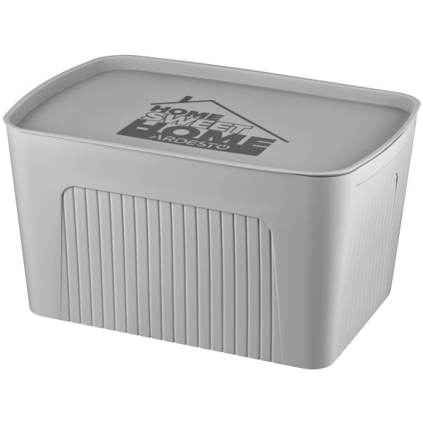 Ящик з кришкою для зберігання ARDESTO 45.5х31х24.5см, 23л, пластик PP, сірий