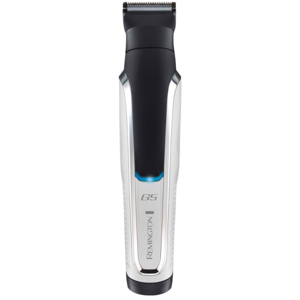 Набір для стрижки Remington G5 Graphite series, для бороди, вусів, голови і тіла, акум., роторний мотор, насадок-9, кейс, сріблястий