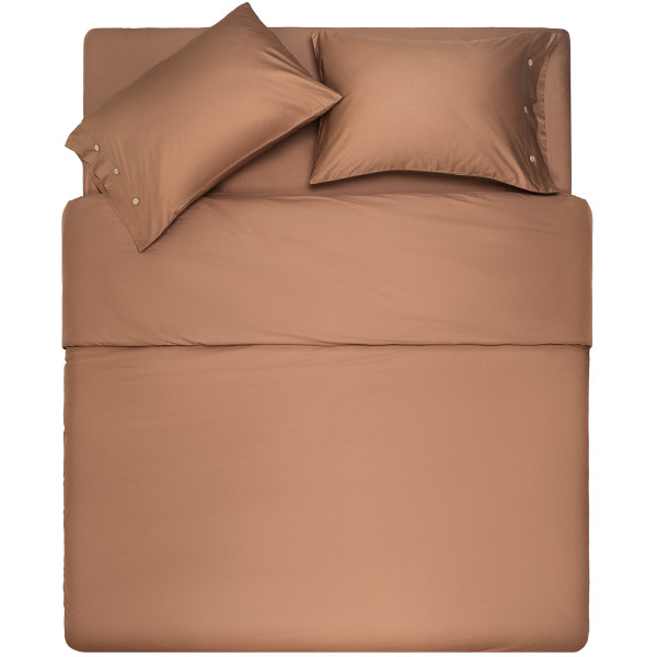 Підковдра ARDESTO Mix&Match, 200х220см, 100% бавовна, сатин, коричневий