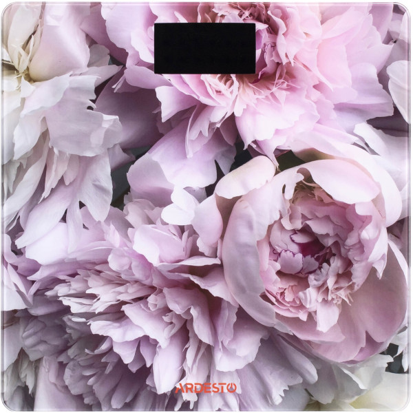 Ваги ARDESTO підлогові Peonies, 150кг, AAAx2 в комплекті, скло, багатокольорові