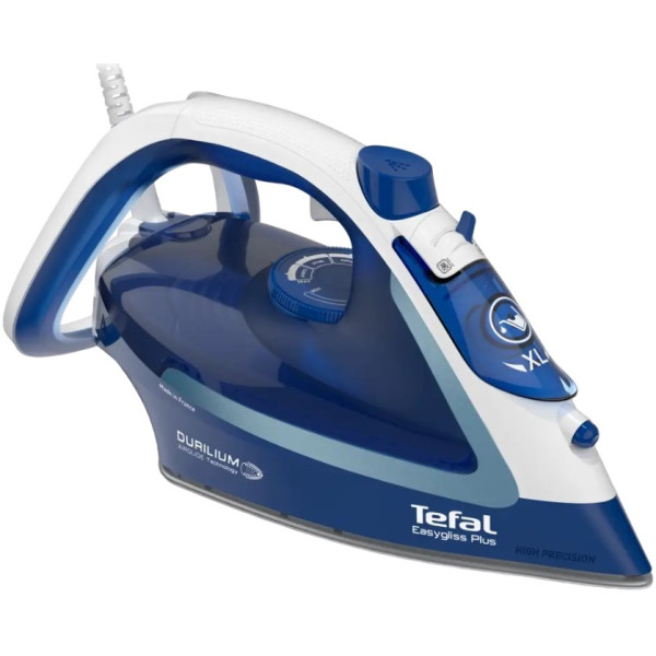 Праска Tefal Easygliss Plus, 2500Вт, 270мл, паровий удар -220гр, постійна пара - 45гр, керам. підошва, синій