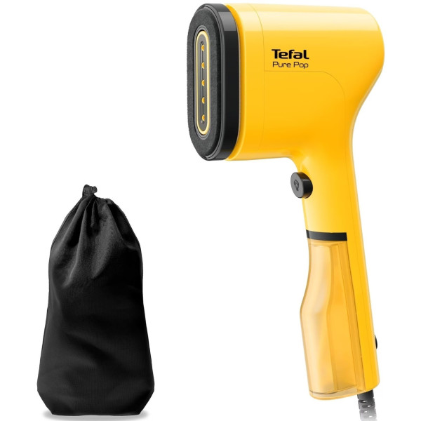 Відпарювач Tefal компактний Pure Pop, 1300Вт, 70мл, постійна пара - 20гр, жовтий