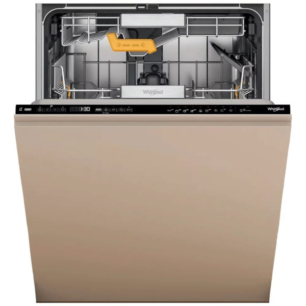 Посудомийна машина Whirlpool вбудована, 14компл., C, 60см, дисплей, 3й кошик, білий