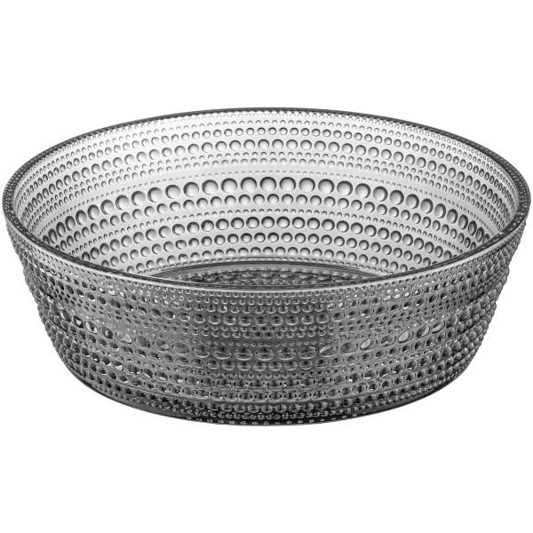 Салатник ARDESTO Verbena, 18см, скло, сірий