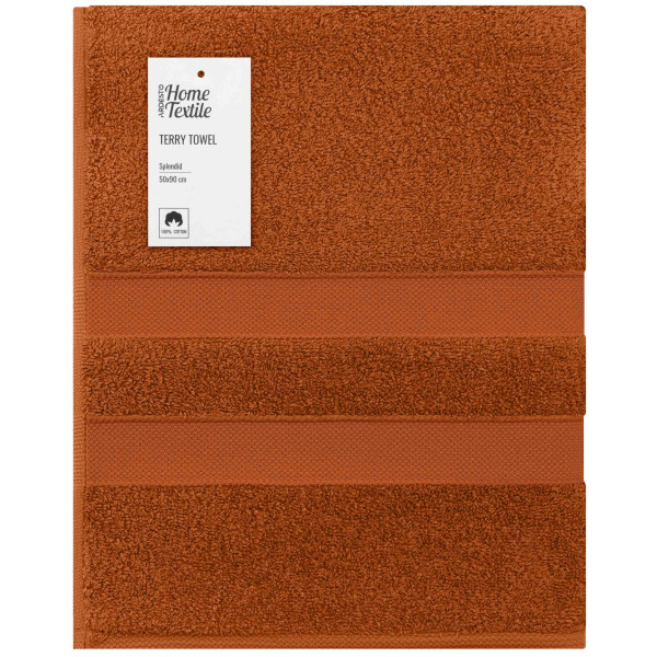 Рушник махровий ARDESTO Splendid 50х90см, 100% бавовна, теракотовий