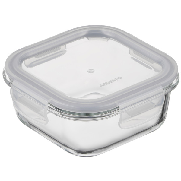 Контейнер для зберігання харчових продуктів ARDESTO Gemini 0.5л, боросилікатне скло, пластик, квадратний, прозорий