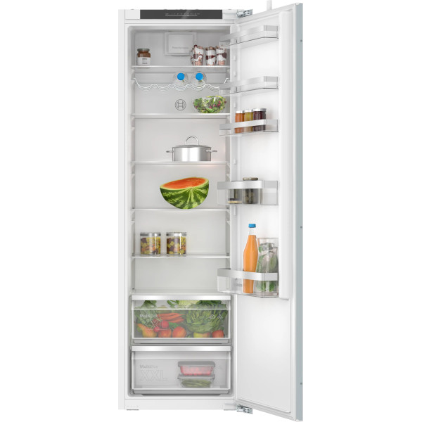 Холодильна камера Bosch вбудована, 177x55x55, 310л, 1дв., E, ST, білий