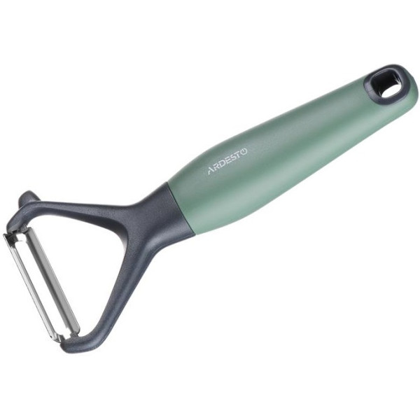 Овочечистка ARDESTO Gemini, 16.1см, нержавіюча сталь, пластик, сіро-зелений