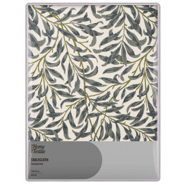 Скатертина ARDESTO Leaves 120х140см, 90% поліестер, 10% бавовна