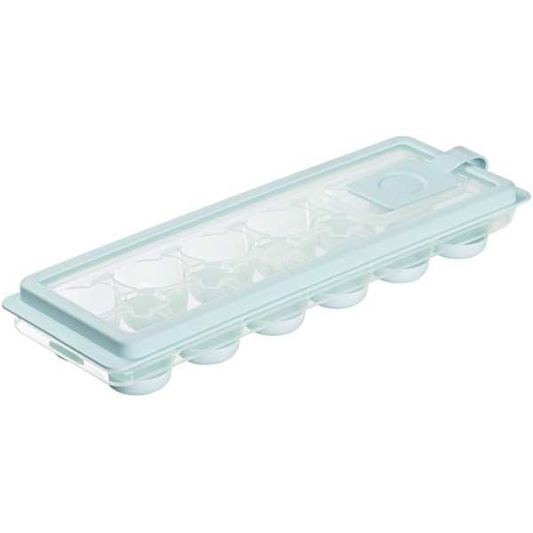 Форма для льоду з кришкою ARDESTO Fresh Cylinder, 27х9.5х3.8см, силікон, пластик, блакитний