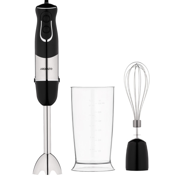Блендер заглибний ARDESTO 800Вт, 2в1, чаша-600мл, чорний
