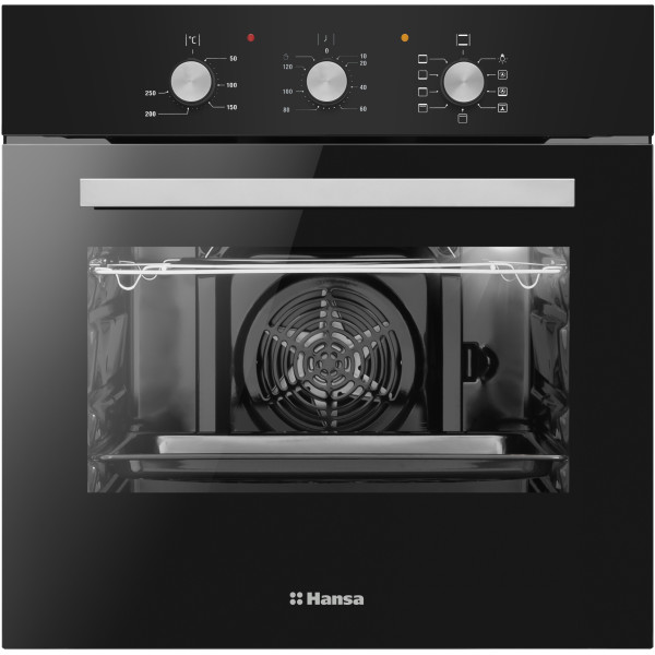 Духова шафа Hansa електрична, 62л, A, конвекція, чорний