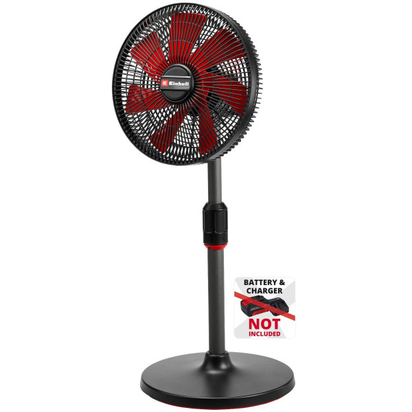 Вентилятор акумуляторний Einhell GC-CF 18/320 Li - Solo, PXC, 18В, підлоговий, D320мм, 15км/год, 3 режими, таймер, 3.4кг без АКБ і ЗП