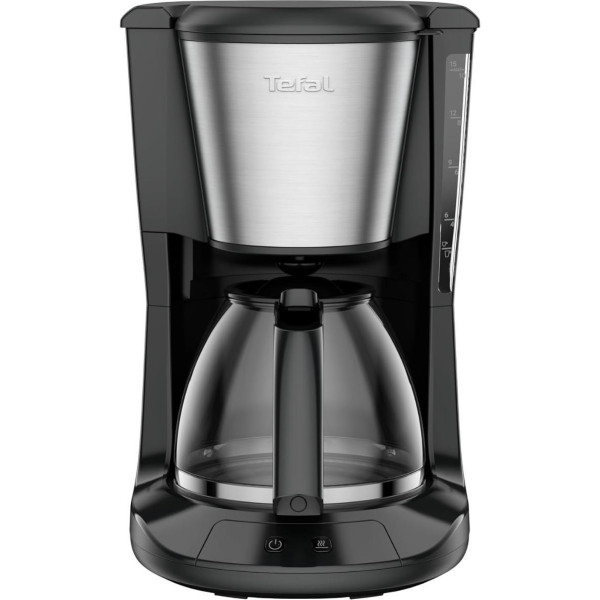 Кавоварка Tefal крапельна Subito 1.25л, мелена, чорно-сріблястий