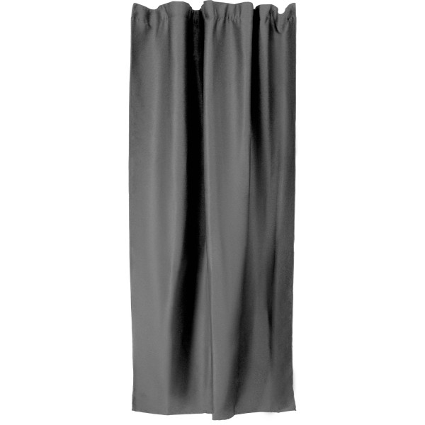 Штора ARDESTO 150х270см, блекаут мікровелюр, 100% поліестер, сірий темний