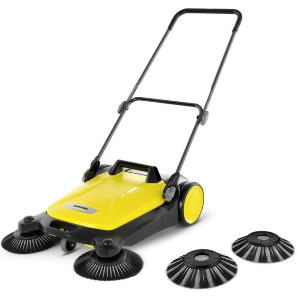Підмітальна машина Karcher S 4 Twin ручна захват 68см контейнер 20л 10.2кг