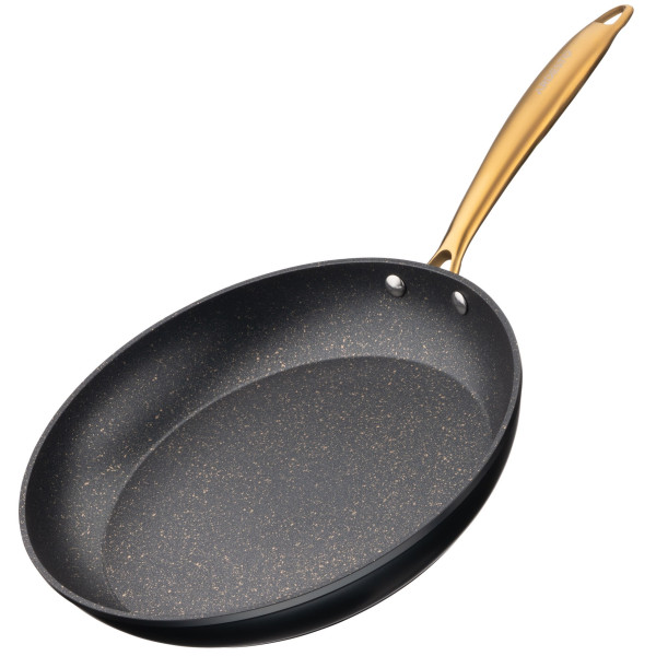 Сковорода ARDESTO Black Mars Sparkle, 28см, алюміній, чорний
