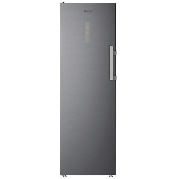 Морозильна камера Whirlpool, 186.5x59.7х70.9, 286л, E, NF, дисплей, інв., нерж