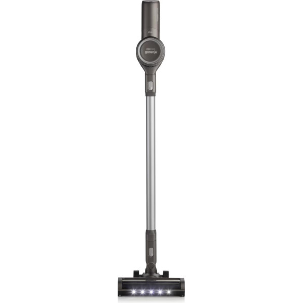 Пилосос Gorenje бездротовий, 95Вт, конт пил -0.5л, автон. робота до 60хв, HEPA, 2 в 1, підсвічування, індикатор, антрацит