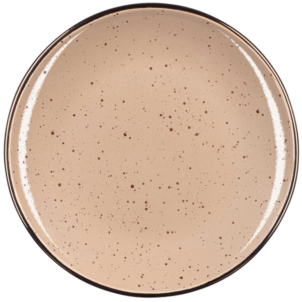 Тарілка десертна ARDESTO Emilia, 20см, кераміка, коричневий