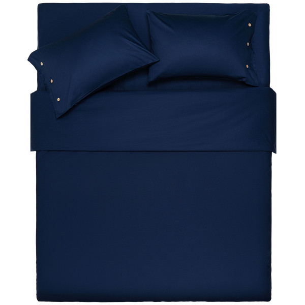 Простирадло на резинці ARDESTO Mix&Match, 180x200+30см, 100% бавовна, сатин, синій