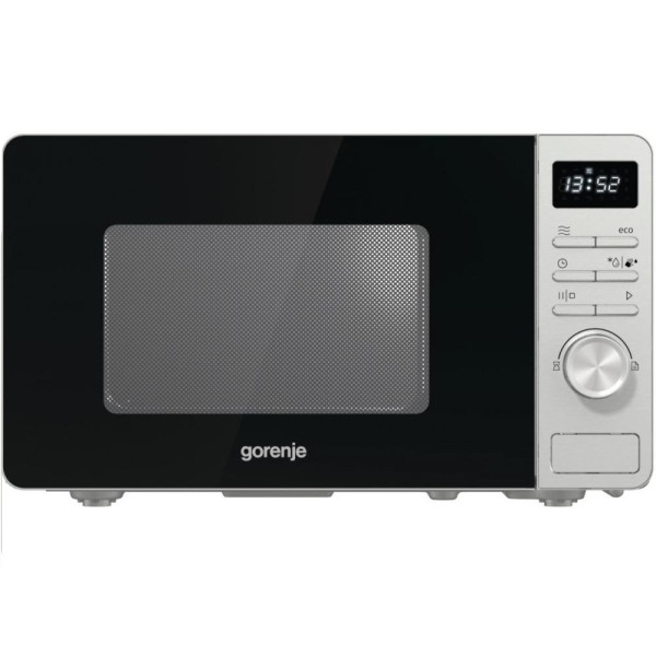 Мікрохвильова піч Gorenje, 20л, електр. керув., 800Вт, дисплей, нерж