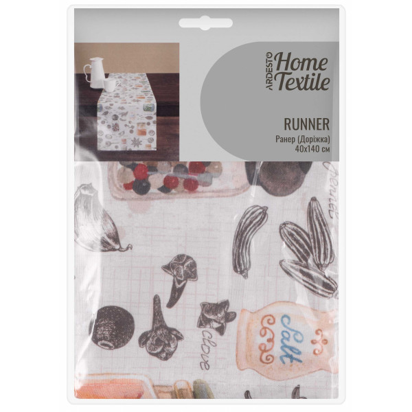 Ранер ARDESTO Spice 40х140см, 90% поліестер, 10% бавовна