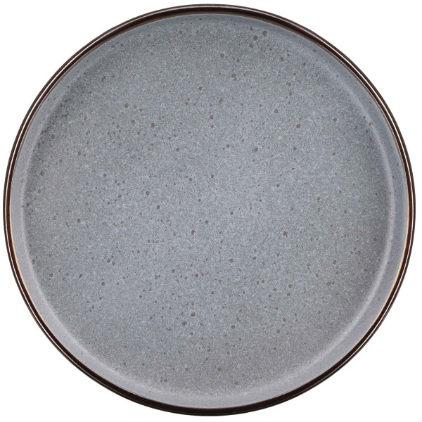 Тарілка десертна ARDESTO Fasano, 19.6см, кераміка, сірий