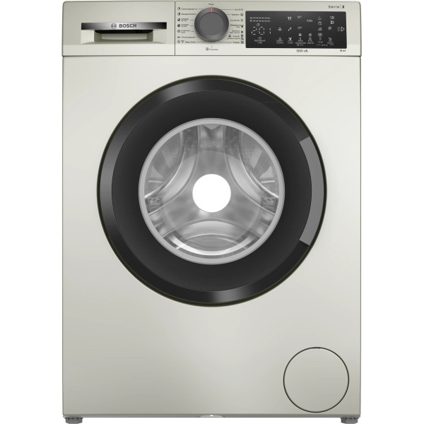 Пральна машина Bosch фронтальна, 8кг, 1200, A, 52см, дисплей, сірий