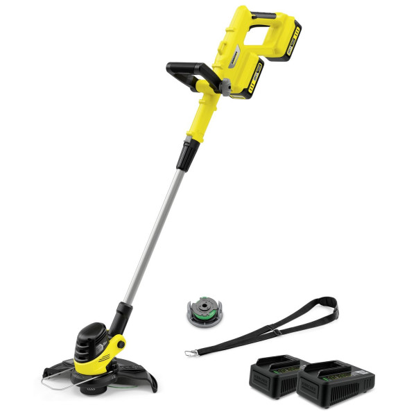 Тример садовий акумуляторний Karcher LTR 3-18 Dual Battery Set 18В акб 2х2А·год 30см 8000об/хв 2хЗП Power 2.42кг
