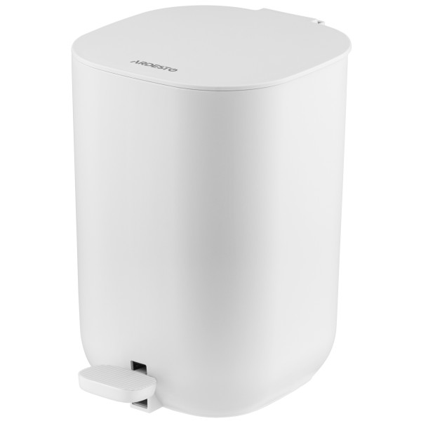 Відро для сміття ARDESTO Vigor з педаллю, 3л, поліпропілен, білий