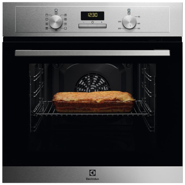 Духова шафа Electrolux електрична, 65л, A, дисплей, конвекція, нерж