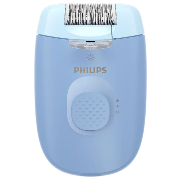 Епілятор Philips Series 2000 дисковий, від мережі, сух., насадок-2, з підсвіткою, блакитний