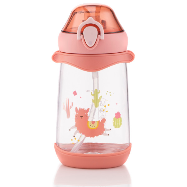 Пляшка для води дитяча ARDESTO Llama, 500мл, пластик, рожевий